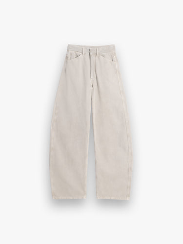 Lemaire - High Waisted Curved Pants in Moonstone