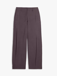 Lemaire - Creased Soft Pants in Glossy brown