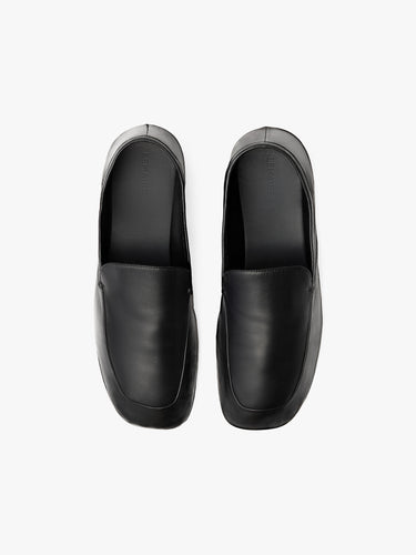 Outdoor Leather Slippers in Black