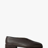 Lemaire - Piped Crepe Slippers in Dark Brown