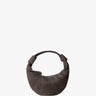 Lemaire - Mini Fortune Croissant Bag in Ebony Brown