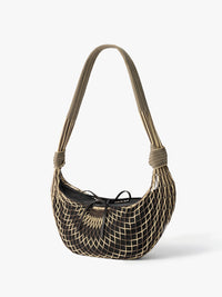 Lemaire - Croissant Filt Bag in Light Beige and Marron Glace