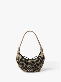 Lemaire - Fortune Croissant Filt Bag in Light Beige and Marron Glace