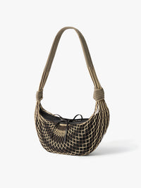 Lemaire - Fortune Croissant Filt Bag in Light Beige and Marron Glace