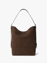 Lemaire - Belted Tote Bag in Dark Chocolate