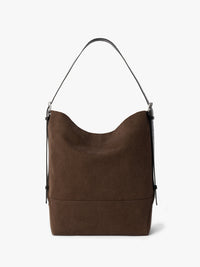 Lemaire - Belted Tote Bag in Dark Chocolate