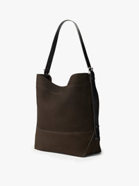 Lemaire - Belted Tote Bag in Ebony Brown