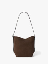 Lemaire - Small Belted Tote in Dark Chocolate