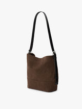 Lemaire - Small Belted Tote in Dark Chocolate