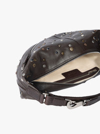 Lemaire - Satellite Mini Quiver Clip Bag in Dark Chocolate