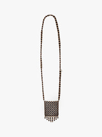 Lemaire - Grigri Necklace in Taupe and Espresso