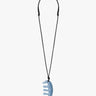 Lemaire - Beluga Gua Sha Necklace in Grey Blue