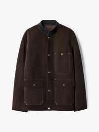 Lemaire - Welder Suede Jacket in Ganache