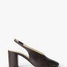 Lemaire - Glove Slingback 80 in Dark Chocolate