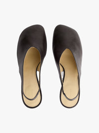 Lemaire - Glove Slingback 80 in Dark Chocolate