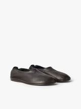 Lemaire - Sock Slip On in Black Chocolate
