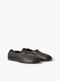 Lemaire - Sock Slip On in Black Chocolate