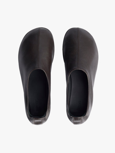 Lemaire - Sock Slip On in Black Chocolate