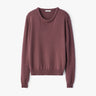 Lemaire - Crew Neck Sweater in Mauve