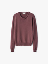 Lemaire - Crew Neck Sweater in Mauve