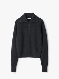 Lemaire - Zipped Cardigan in Ash Melange