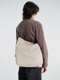 Lemaire - Belted Tote Bag in Dark Linen