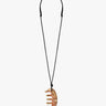 Lemaire - Beluga Gua Sha Necklace in Yellow Snake Jasper