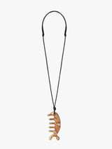 Lemaire - Beluga Gua Sha Necklace in Yellow Snake Jasper