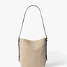 Lemaire - Small Belted Tote Bag in Dark Linen