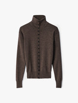 Lemaire - Buttoned Top in Ecorce Melange