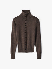 Lemaire - Buttoned Top in Ecorce Melange