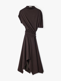 Lemaire - Twisted Dress in Licorice