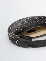 Lemaire - Studs Dots Mini Fortune Croissant Bi Galva in Dark Chocolate