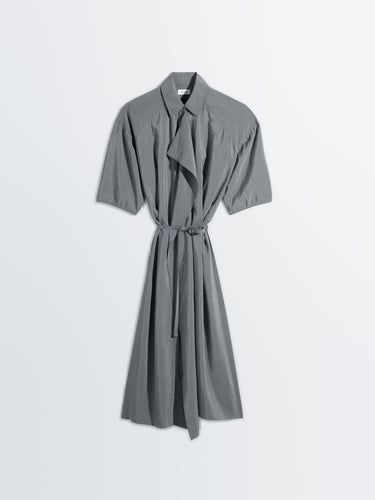 Lemaire - Asymmetrical Shirt Dress in Aluminium
