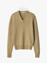 Lemaire - V-Neck Sweater in Cumin