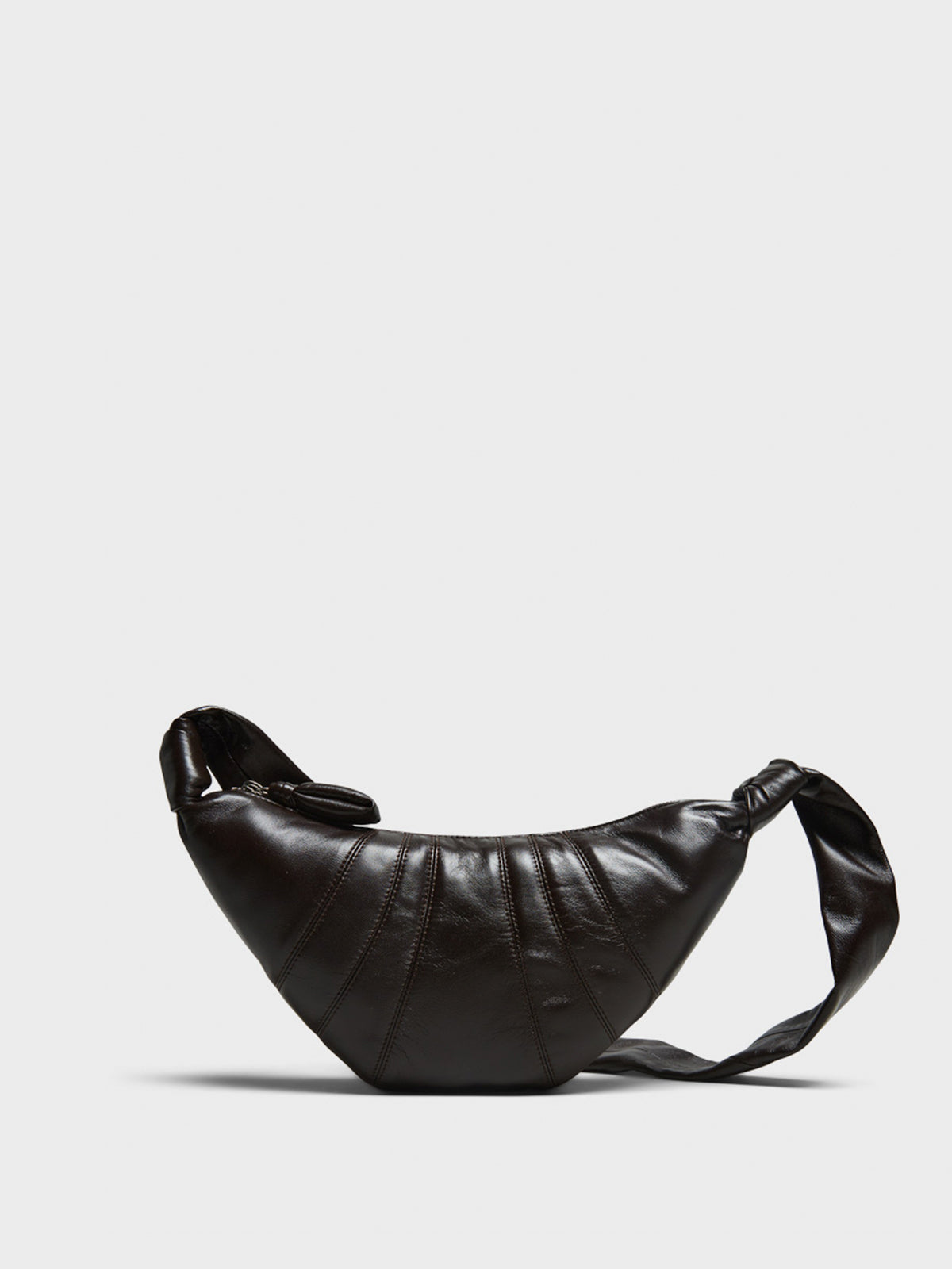 Lemaire - Small Croissant Bag in Dark Brown