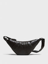 Lemaire - Medium Croissant Bag in Dark Chocolate