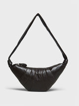 Lemaire - Medium Croissant Bag in Dark Chocolate