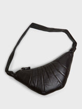 Lemaire - Medium Croissant Bag in Dark Chocolate