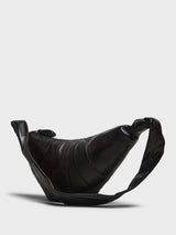 Lemaire - Medium Croissant Bag in Dark Chocolate