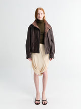 Lemaire - Soft Wrap Skirt in Cream