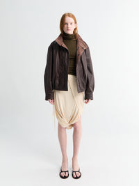 Lemaire - Soft Wrap Skirt in Cream