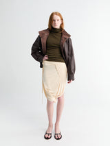 Lemaire - Soft Wrap Skirt in Cream