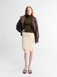 Lemaire - Soft Wrap Skirt in Cream
