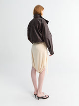 Lemaire - Soft Wrap Skirt in Cream