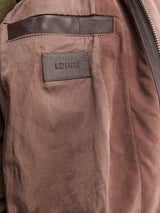 Lemaire - Soft Leather Blouson Jacket in Chocolate