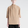 Lemaire - Soft Collar Top in Toffee