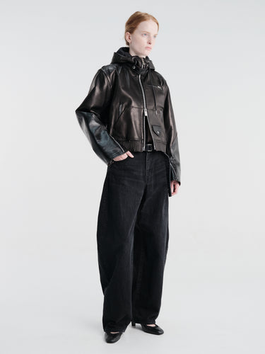 sacai - Denim Pants in Black