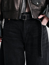 sacai - Denim Pants in Black
