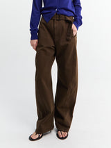 Lemaire - Twisted Belted Pants in Cacao